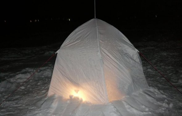 Для зимней рыбалки палатка своими руками - petroff-shop.ru