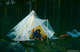 Наша самодельная палатка-таймырка